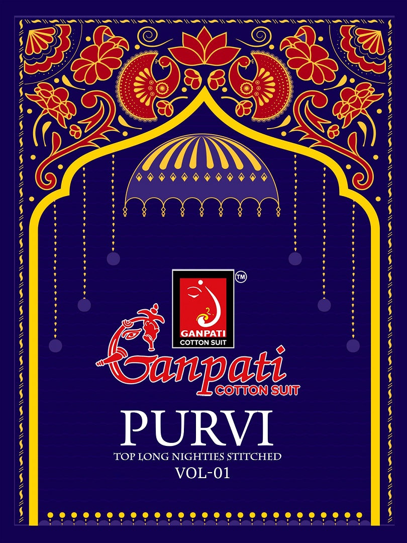 Purvi Vol 1 Ganpati Cotton Pure Cotton Night Gowns