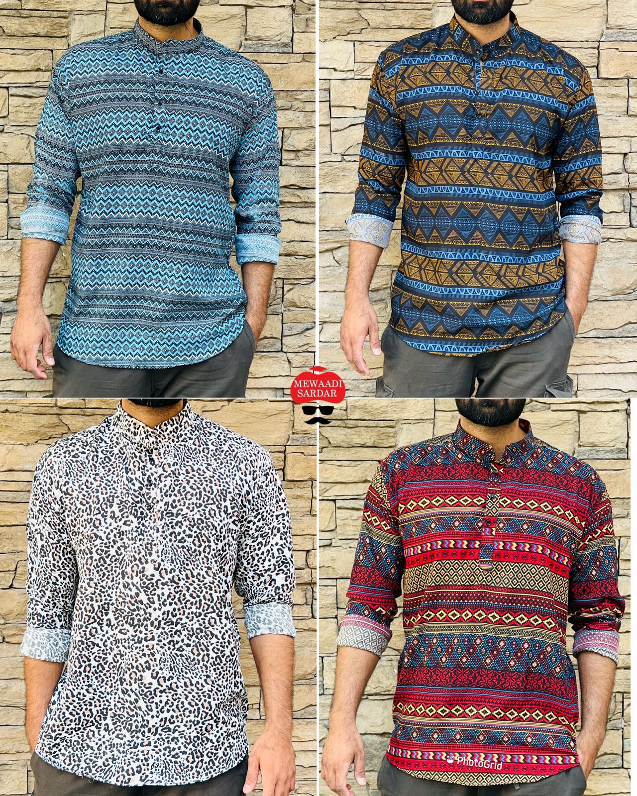 Pushpa Bluehills Rayon Mens Kurta