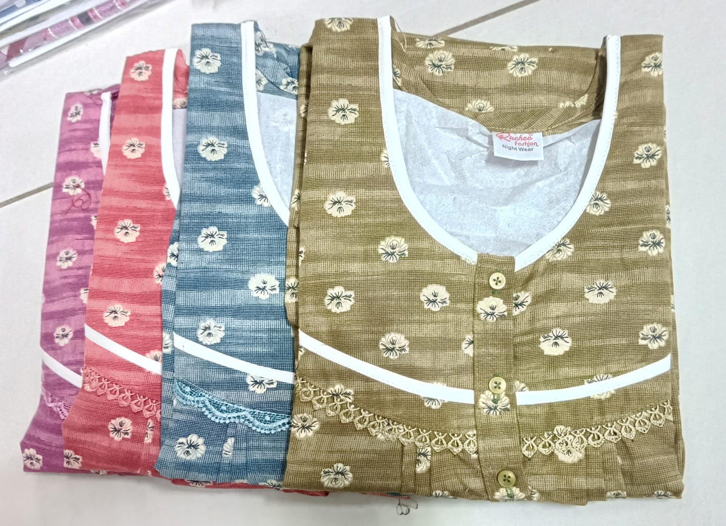 Pv Gpo Ruchee Fashion Night Gowns Wholesale Rate