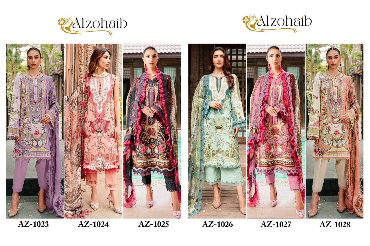 Queen Court Vol 1 Al Zohaib Cotton Pakistani Patch Work Suits Supplier Ahmedabad