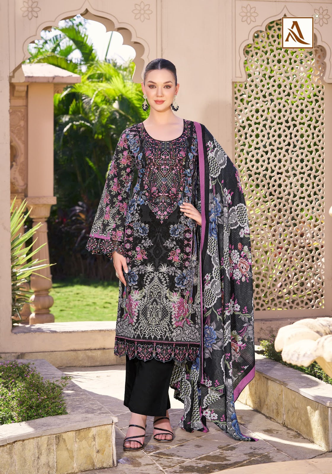 Qurbat Edition 17 Alok Cotton Karachi Salwar Suits Manufacturer Ahmedabad