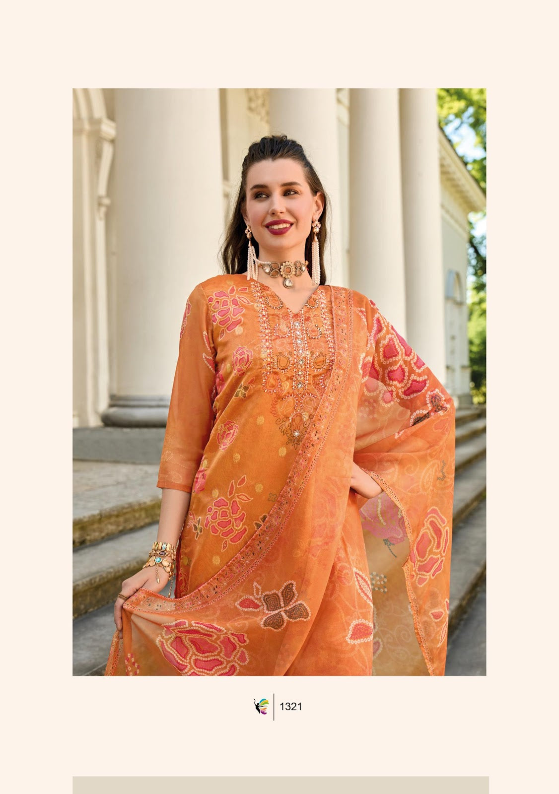Qurbat Ladyleela Viscose Organza Readymade Pant Style Suits Wholesaler