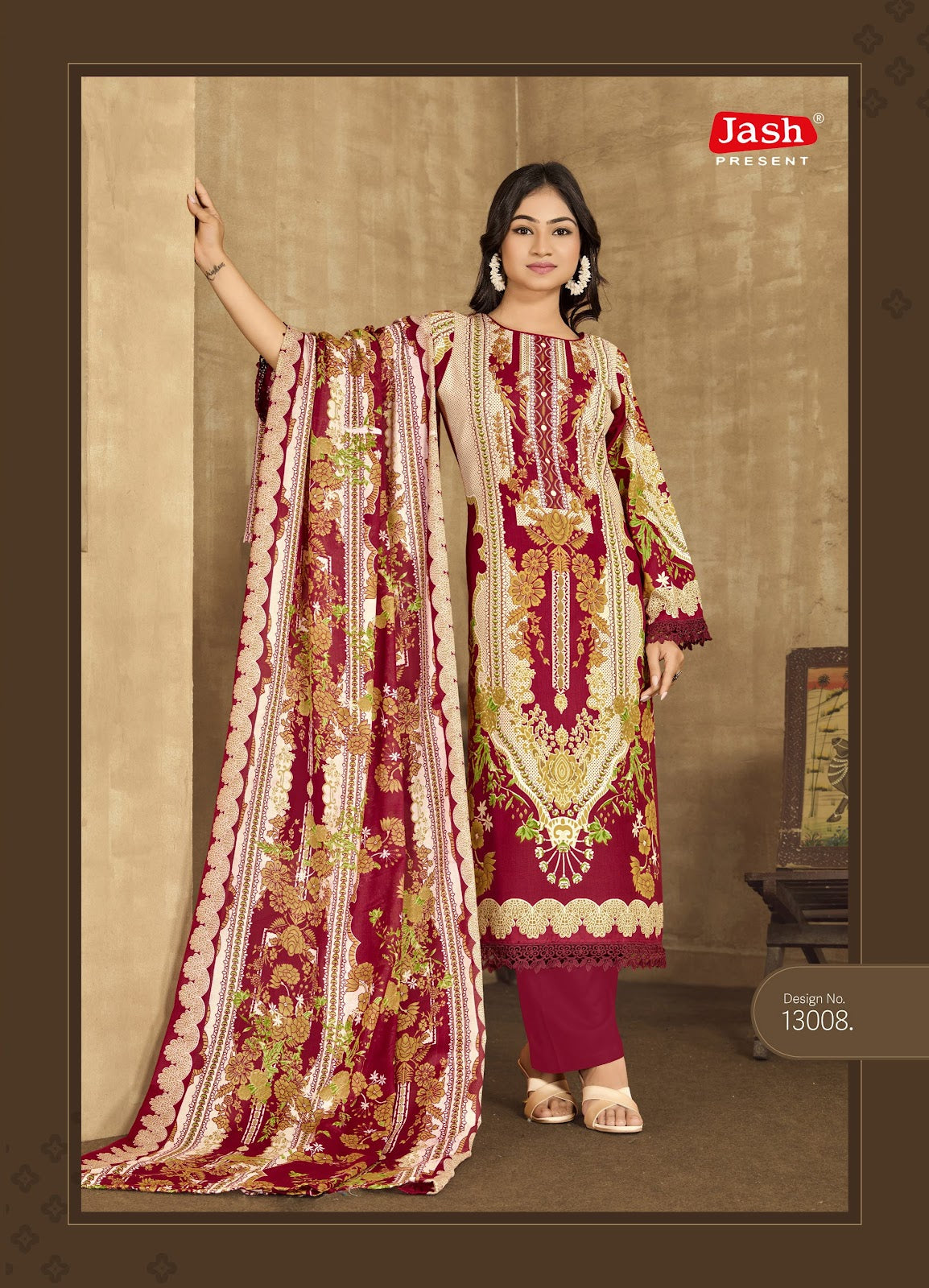 Qurbat Vol 13 Jash Cotton Karachi Salwar Suits Wholesale Rate