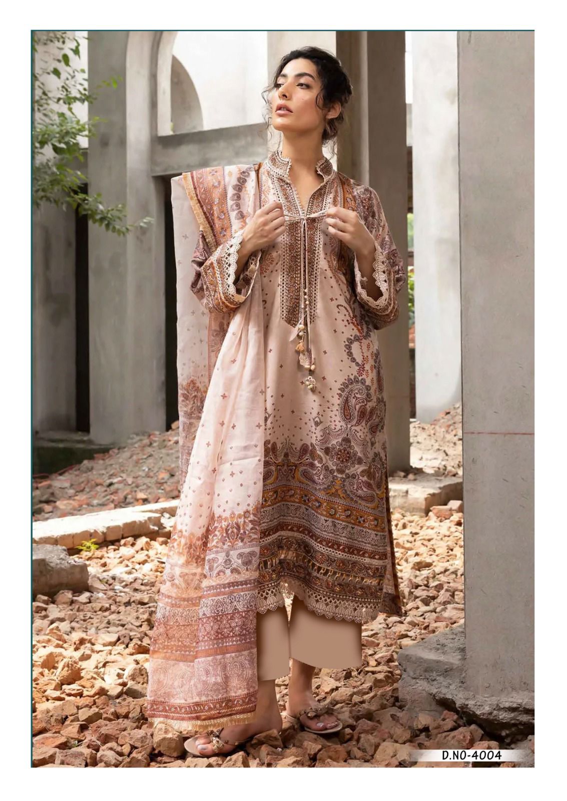 Qurbat Vol 4 Heavy Cotton Luxury Collection Mizaj Karachi Salwar Suits Wholesale Price