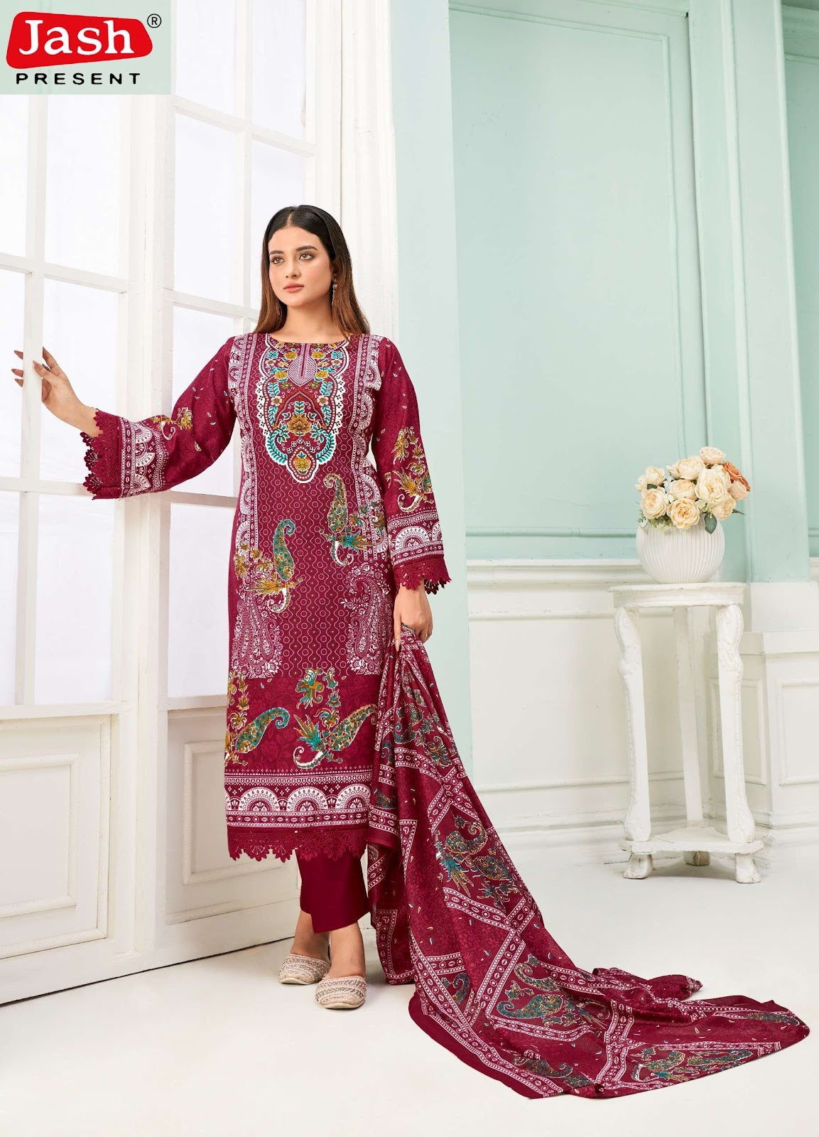 Qurbat Vol 5 Jash Cotton Karachi Salwar Suits Wholesale