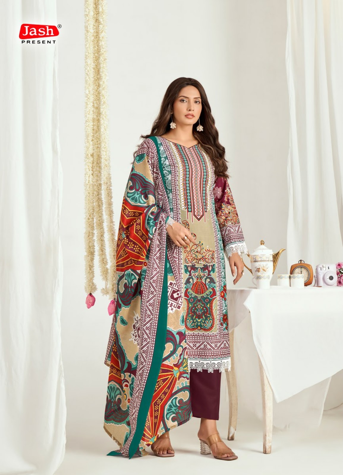 Qurbat Vol 7 Jash Cotton Karachi Salwar Suits Wholesaler