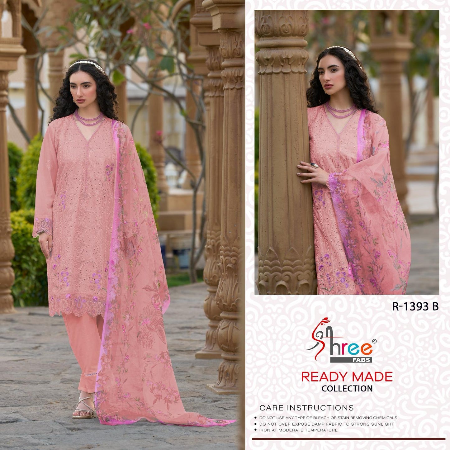 R 1393 Shree Fabs Cotton Lawn Pakistani Readymade Suits Manufacturer Gujarat