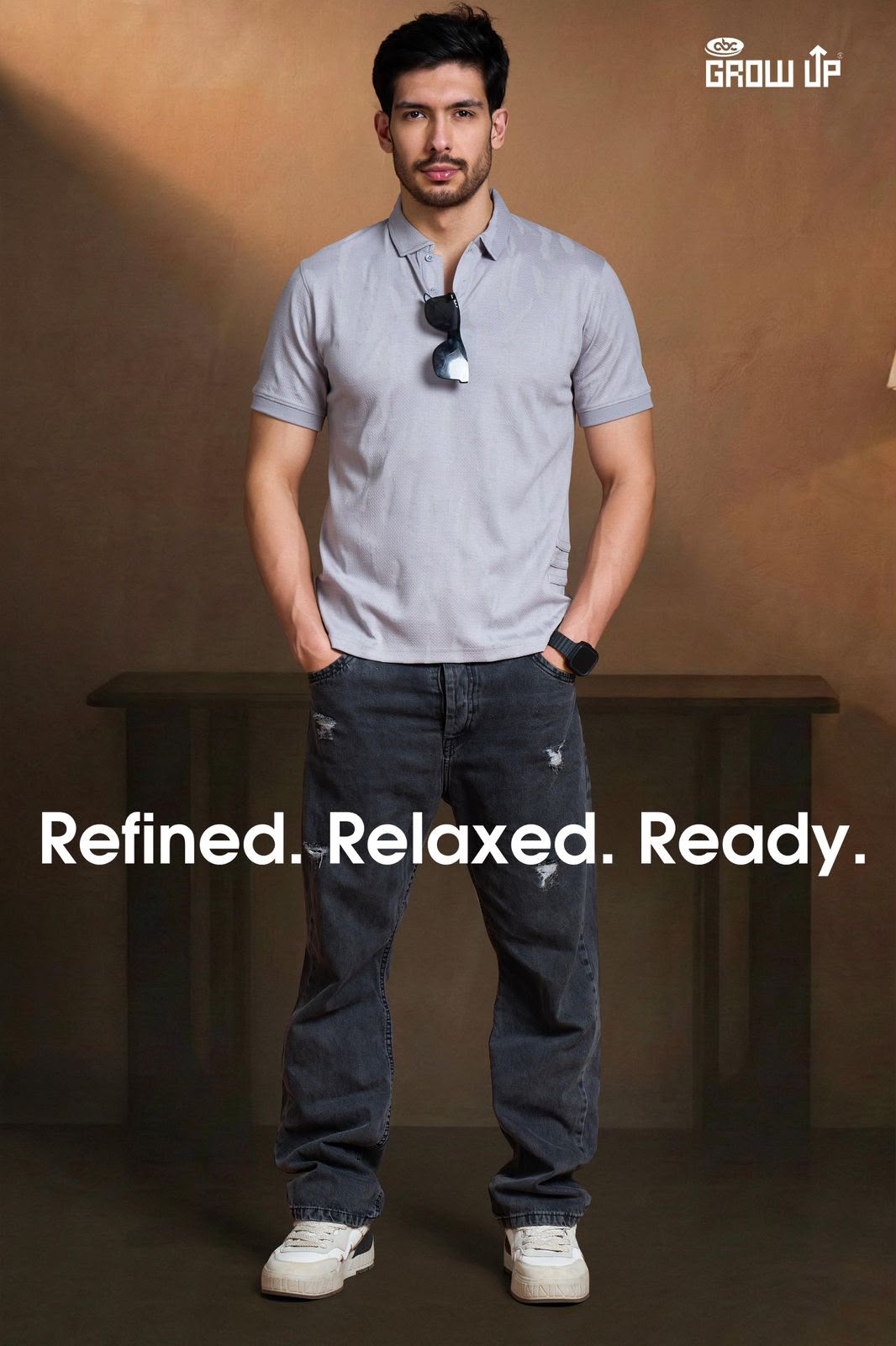 R 1456 Growup Knit Mens Tshirts Wholesaler India
