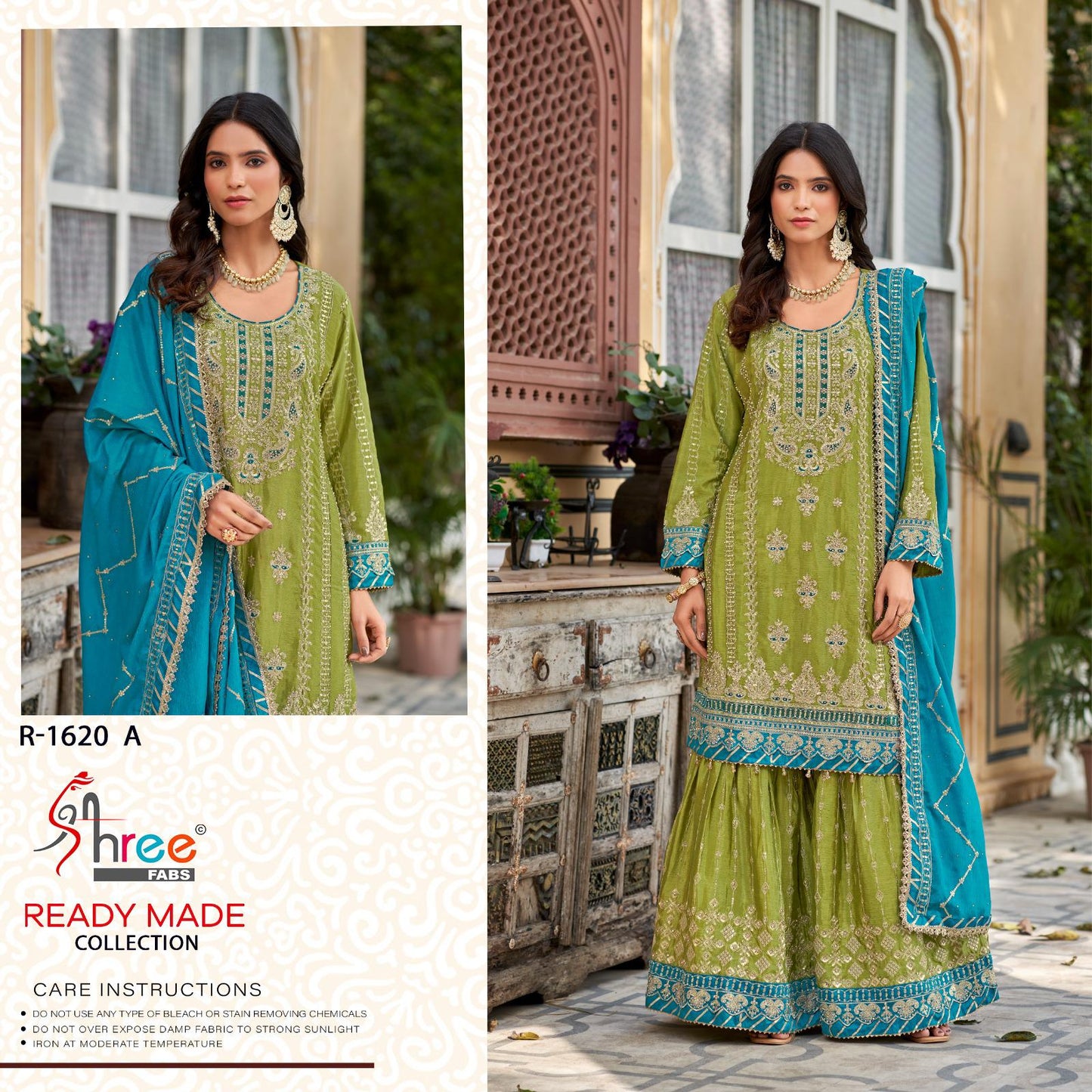 R 1620 Shree Fabs Chinon Pakistani Readymade Suits Exporter Ahmedabad