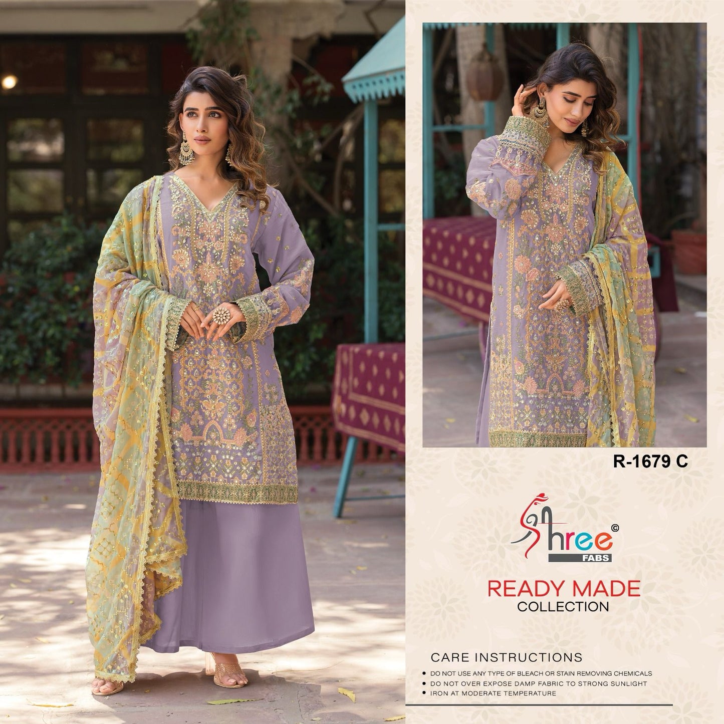 R 1679 Abcd Shree Fabs Chiffon Pakistani Readymade Suits Wholesale Price