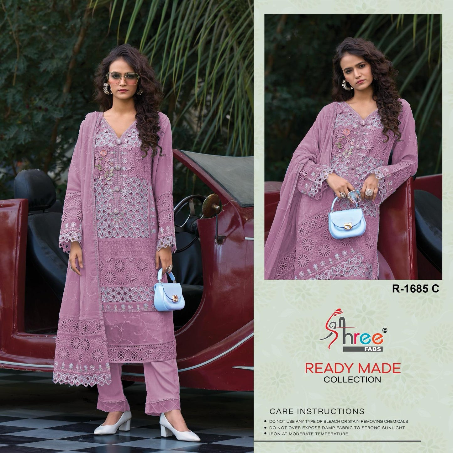 R 1685 Shree Fabs Chiffon Pakistani Readymade Suits Wholesaler Gujarat