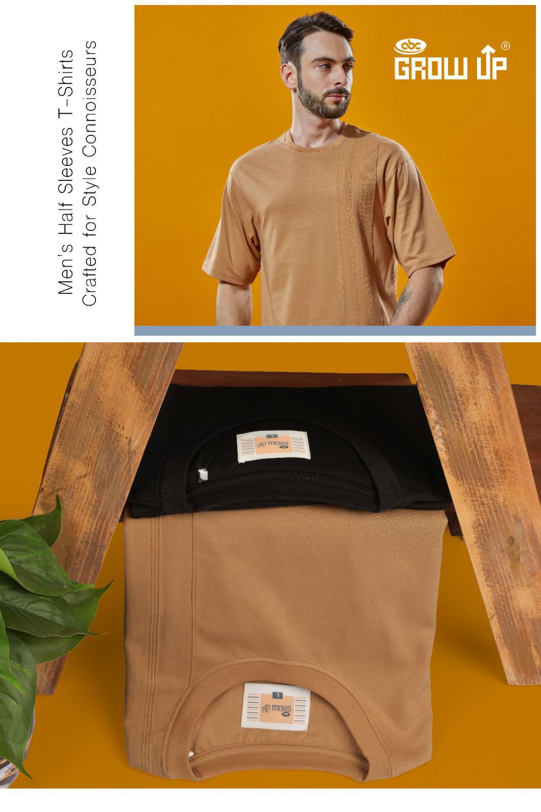 R 934 Growup Interlock Mens Tshirts Manufacturer India