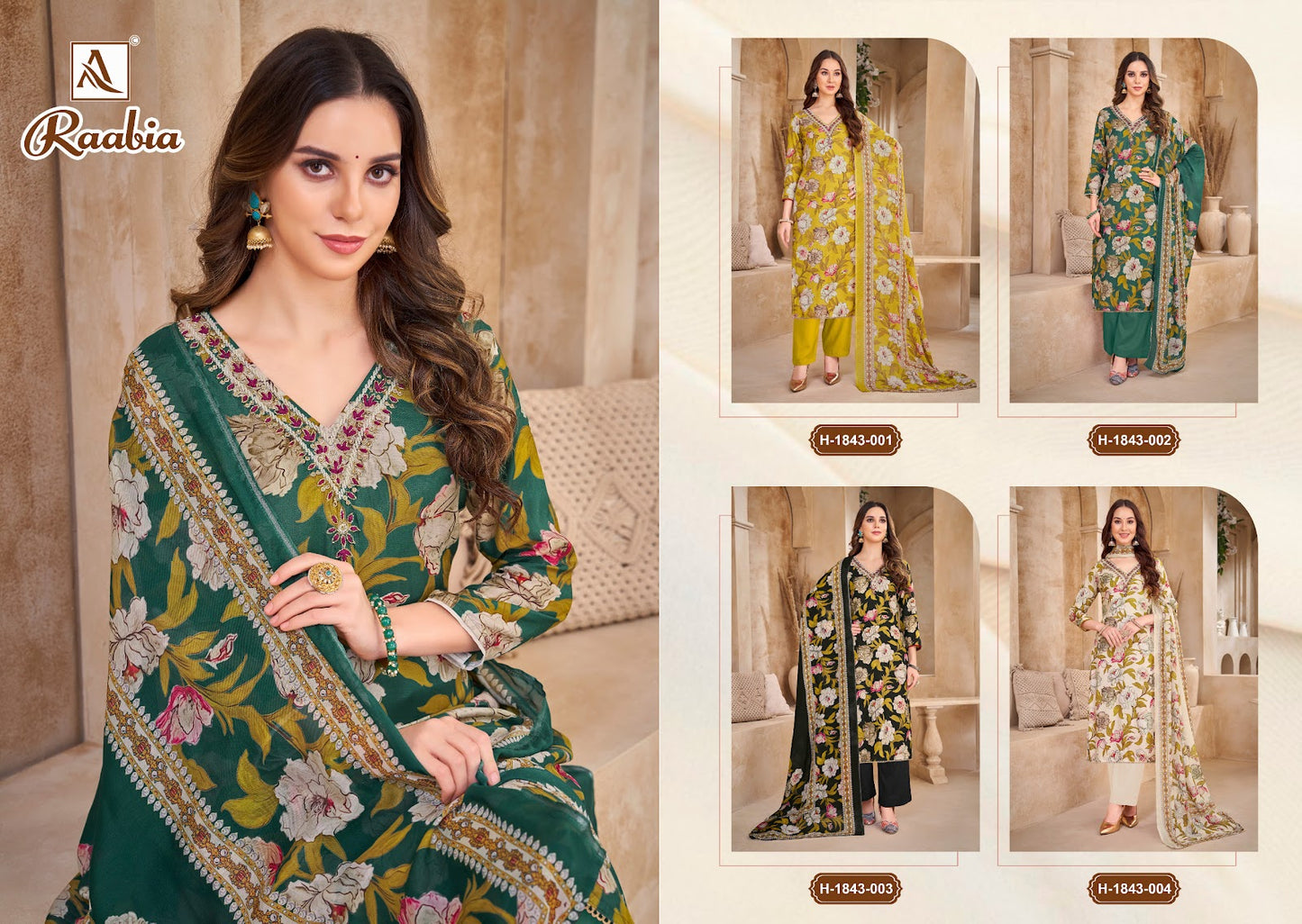 Raabia Alok Pure Viscose Pant Style Suits Exporter Ahmedabad