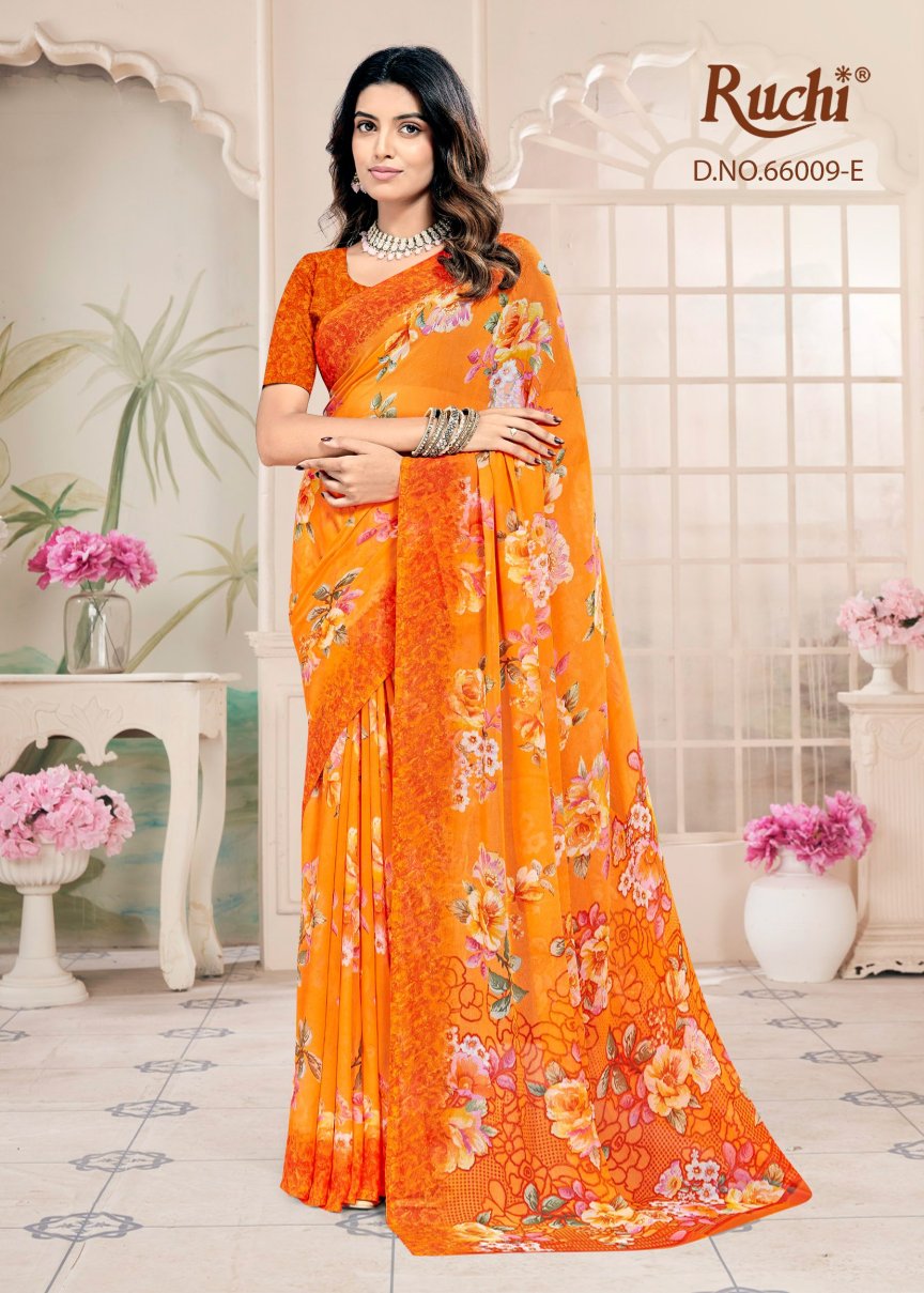Raagini Georgette Vol 63 Ruchi Sarees Manufacturer