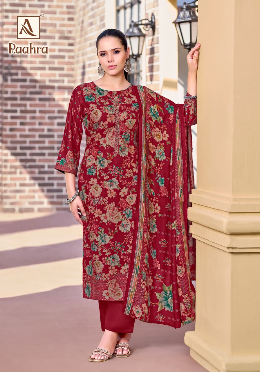 Raahra Alok Premium Viscose Pashmina Suits Wholesaler Ahmedabad