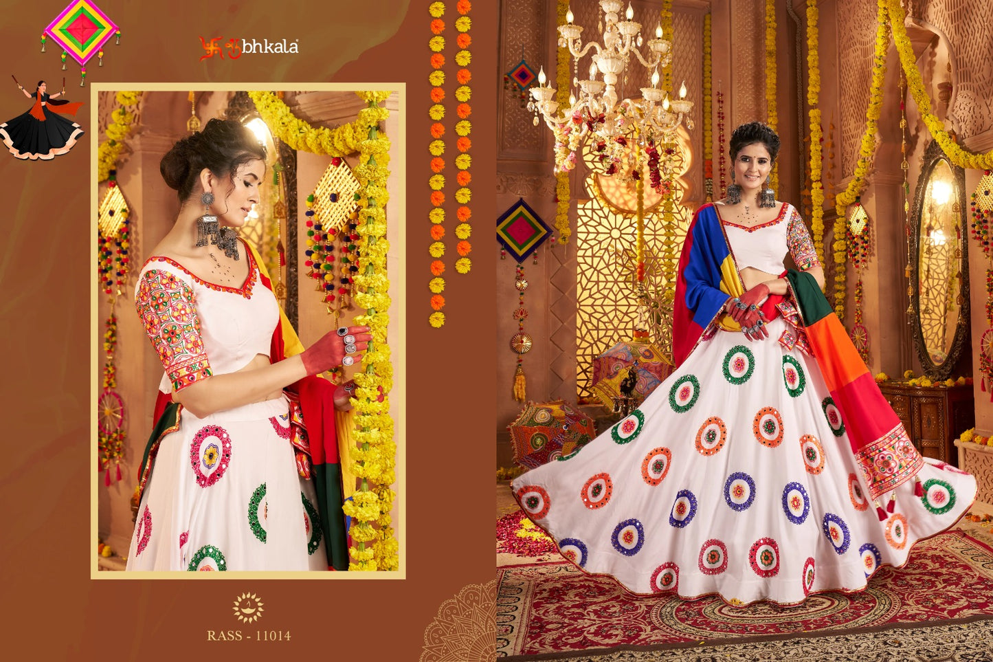Raas Vol 20 Navratri 2025 Shubhkala Viscose Cotton Chaniya Choli Manufacturer India