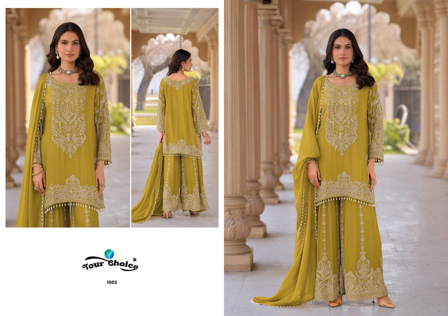 Raddo Your Choice Chinon Pakistani Readymade Suits Manufacturer India