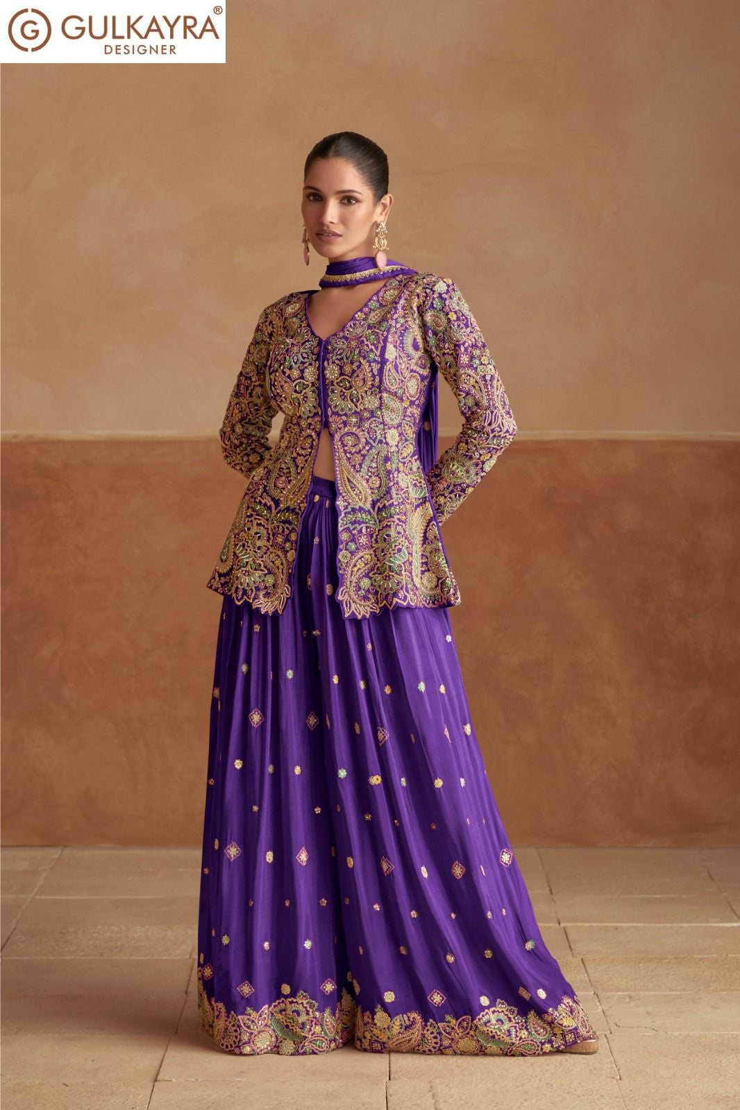 Raima Gulkayra Designer Chinon Readymade Suits Supplier Gujarat