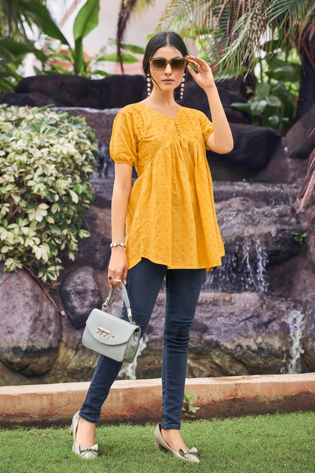 Rainbow Tips Tops Cotton Stylish Tops Manufacturer India