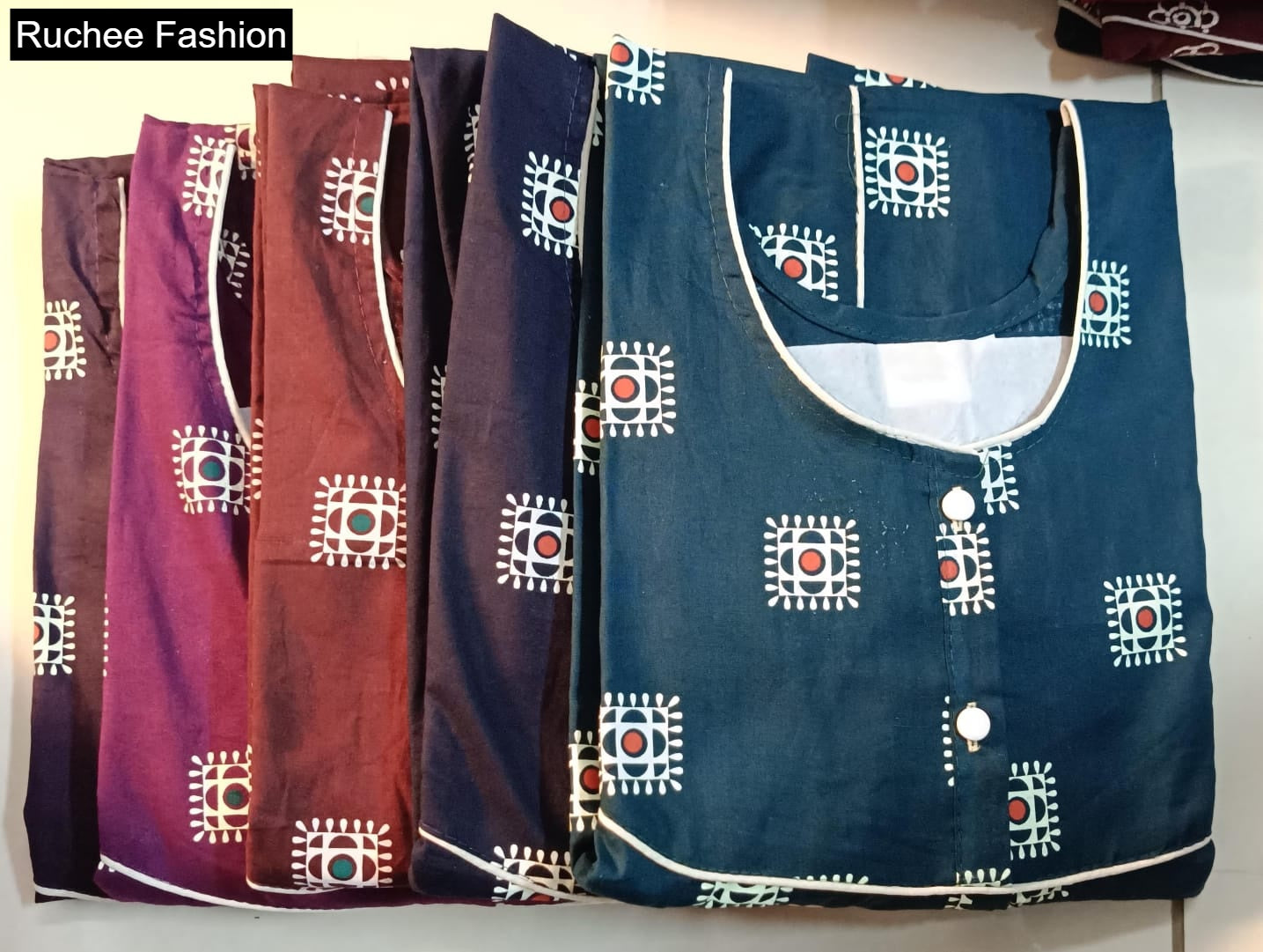 Rajwadi 3Xl Ruchee Fashion Meghya Night Gowns Supplier Gujarat