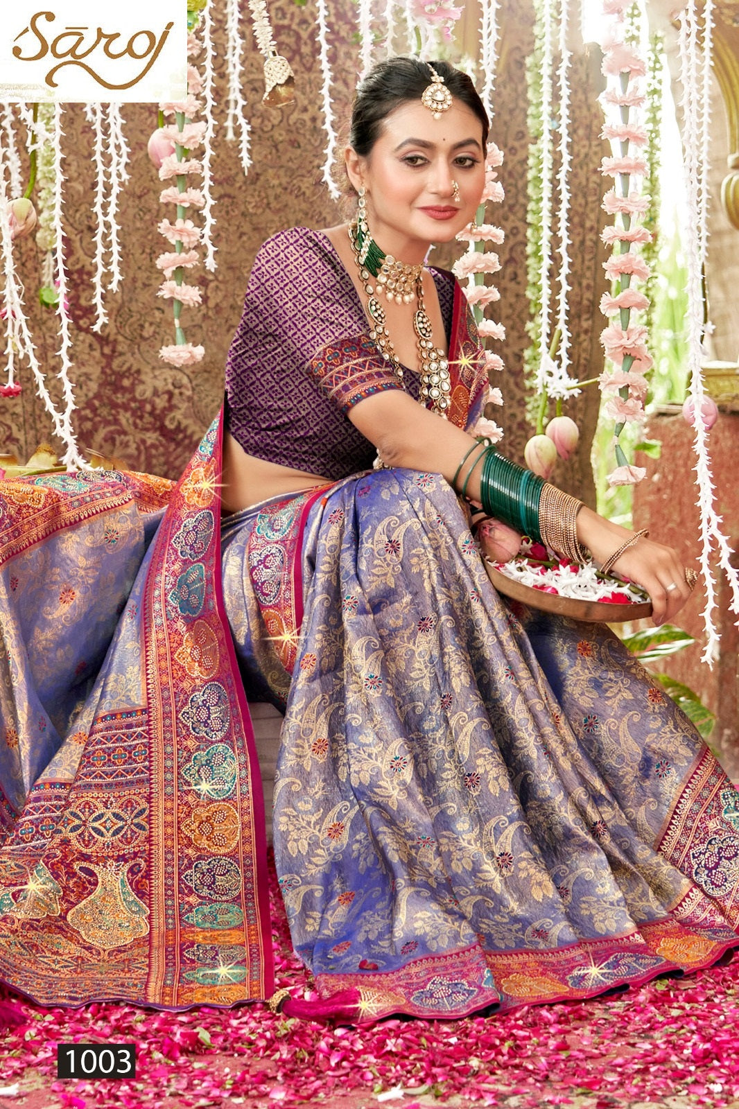 Raksha Silk Saroski Vol 1 Saroj Sarees Wholesaler