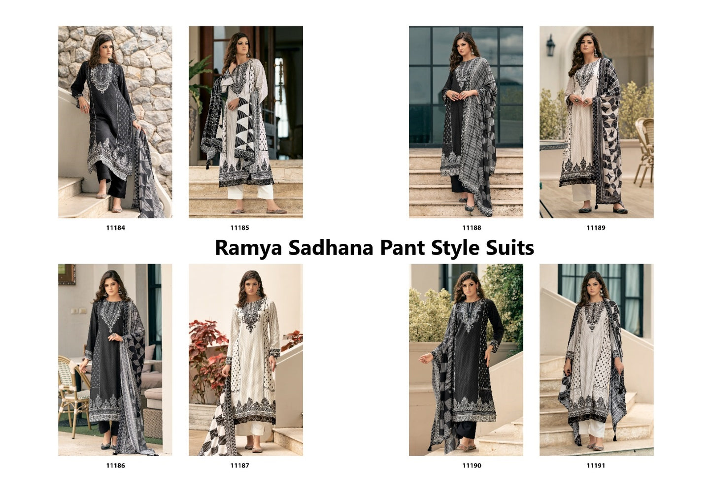 Ramya Sadhana Rayon Pant Style Suits Wholesaler Ahmedabad