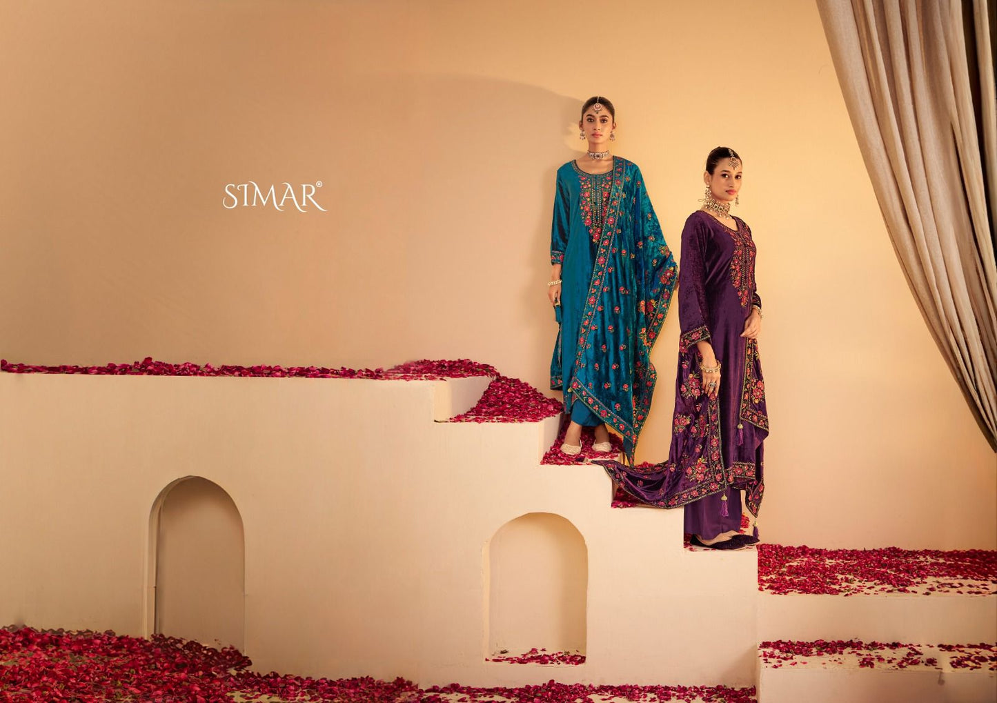 Rang E Makhmali Vol 6 Simar Velvet Suits Supplier Gujarat