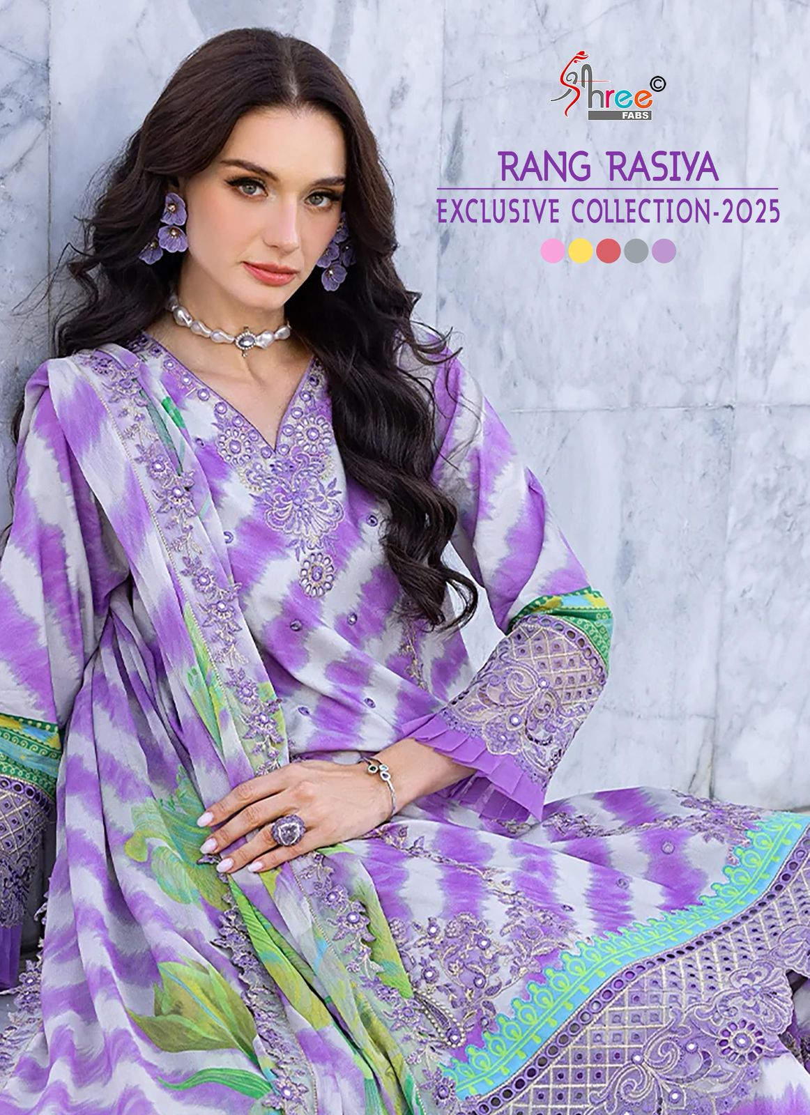 Rang Rasiya 2025 Exclusive Collection Shree Fabs Cotton Pakistani Patch Work Suits Exporter