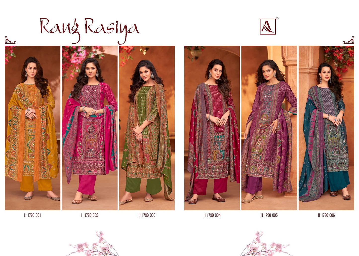 Rang Rasiya Alok Modal Karachi Salwar Suits Supplier