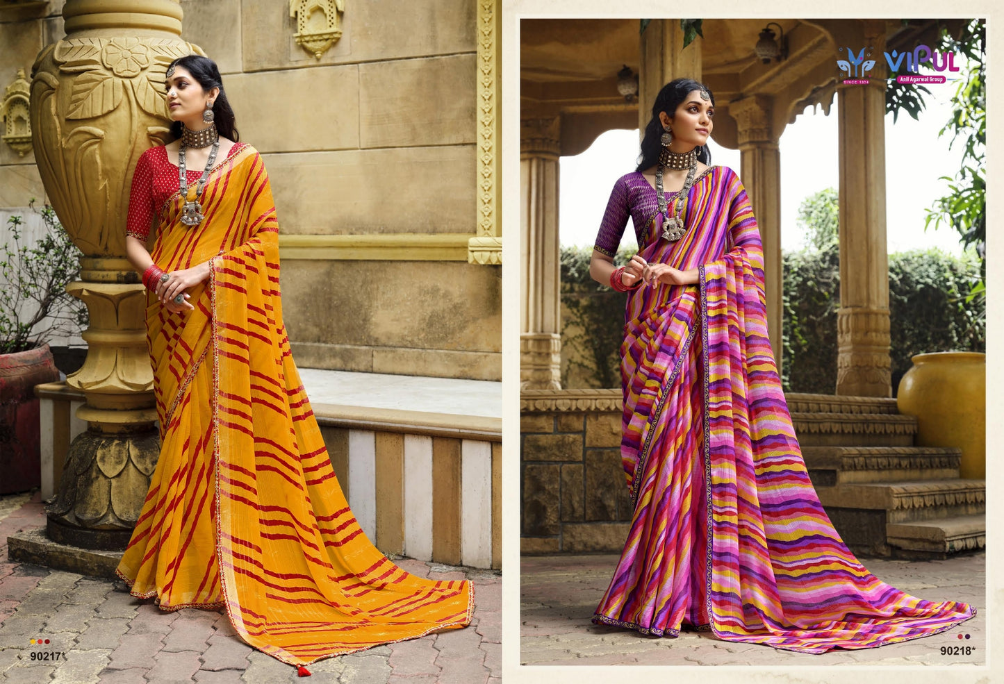 Rang Rez Vol 3 Vipul Georgette Sarees Supplier India