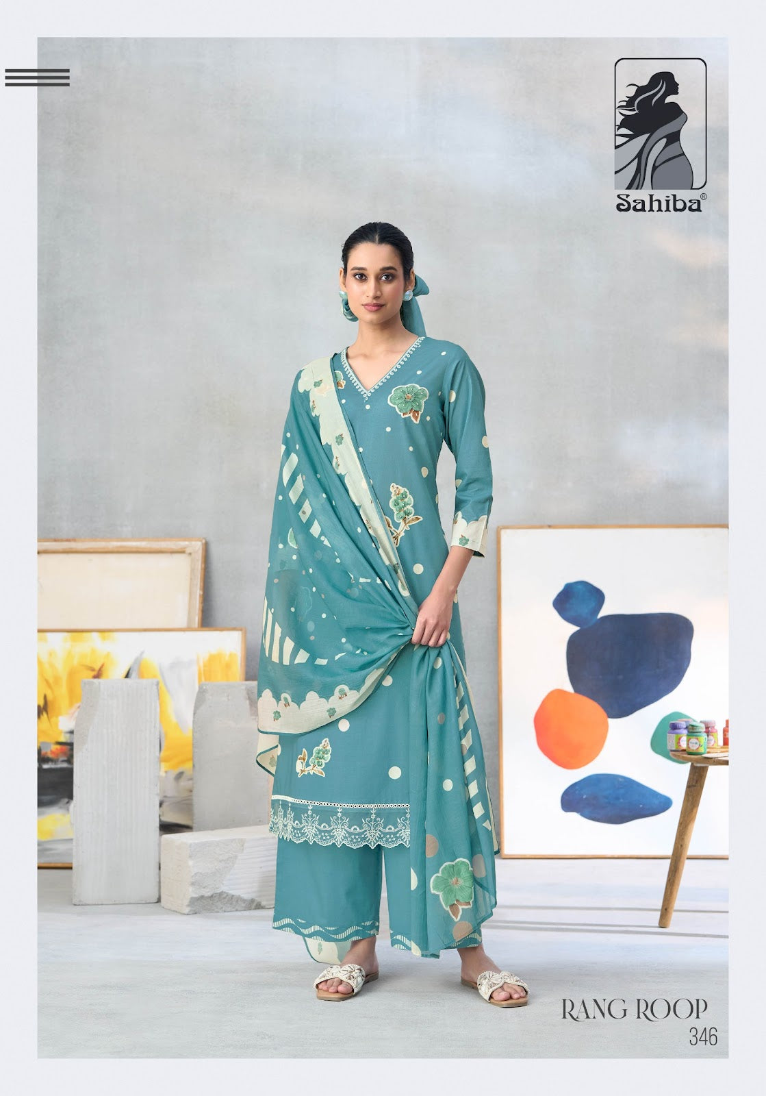 Rang Roop Sahiba Cotton Pant Style Suits Exporter Ahmedabad