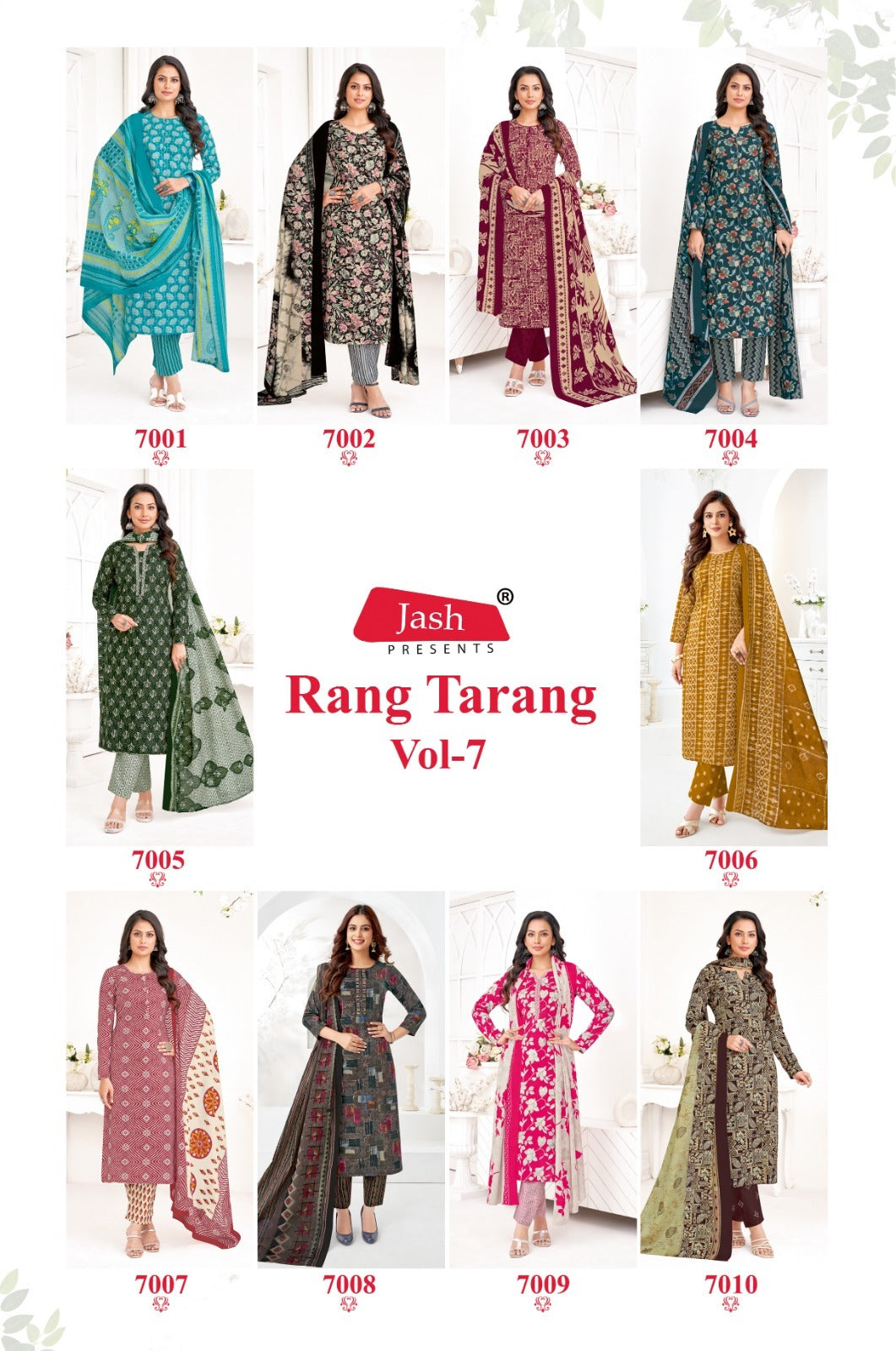 Rang Tarang Vol 7 Jash Readymade Cotton Pant Suits Manufacturer
