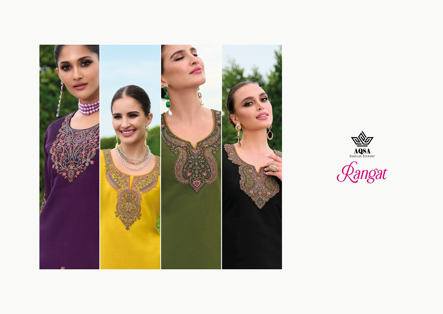 Rangat Aqsa Roman Silk Co Ord Set Supplier India