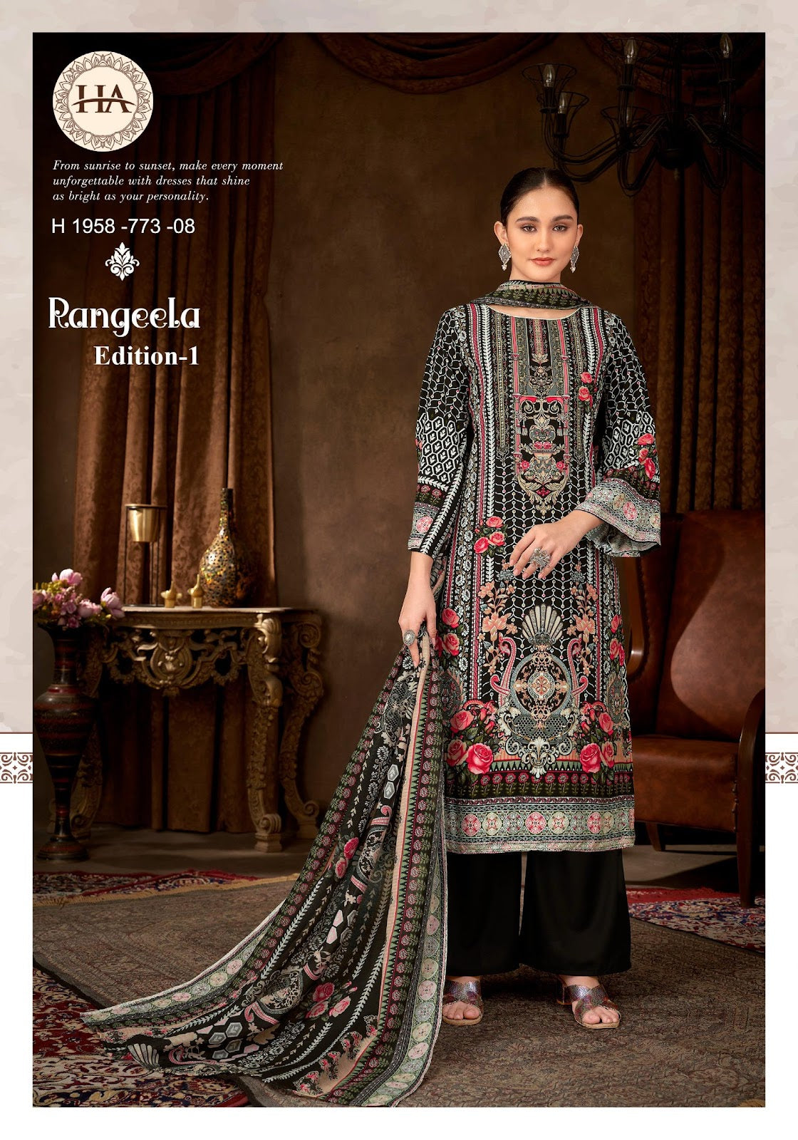 Rangeela Edition 1 Alok Pure Viscose Karachi Salwar Suits Manufacturer Gujarat