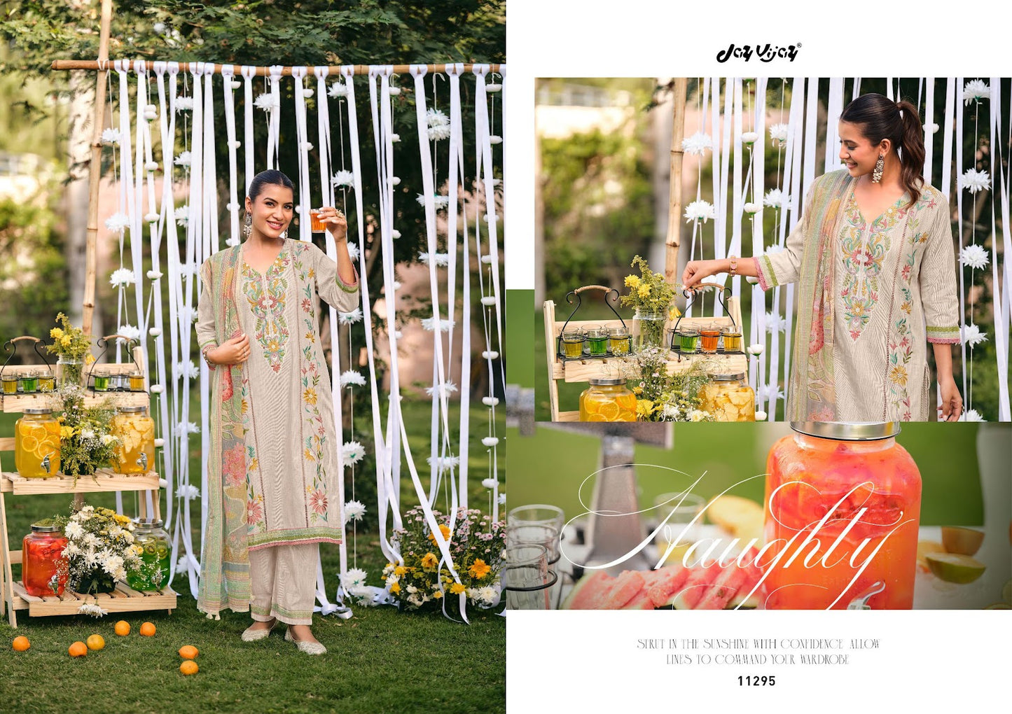 Rangeela Jay Vijay Cotton Pant Style Suits Supplier