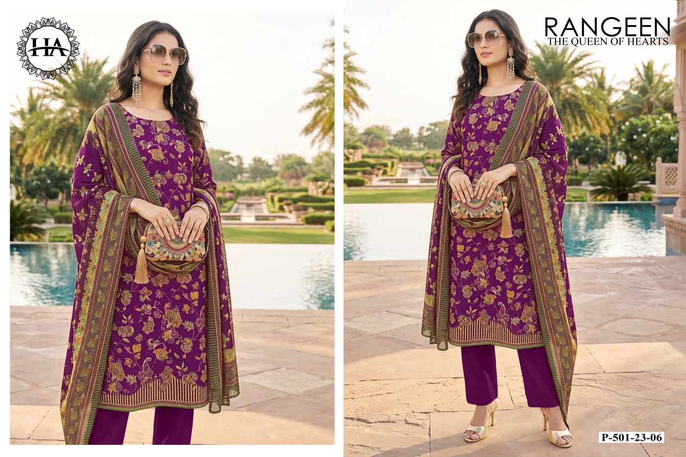 Rangeen Harshit Fashion Zam Karachi Salwar Suits Exporter Gujarat