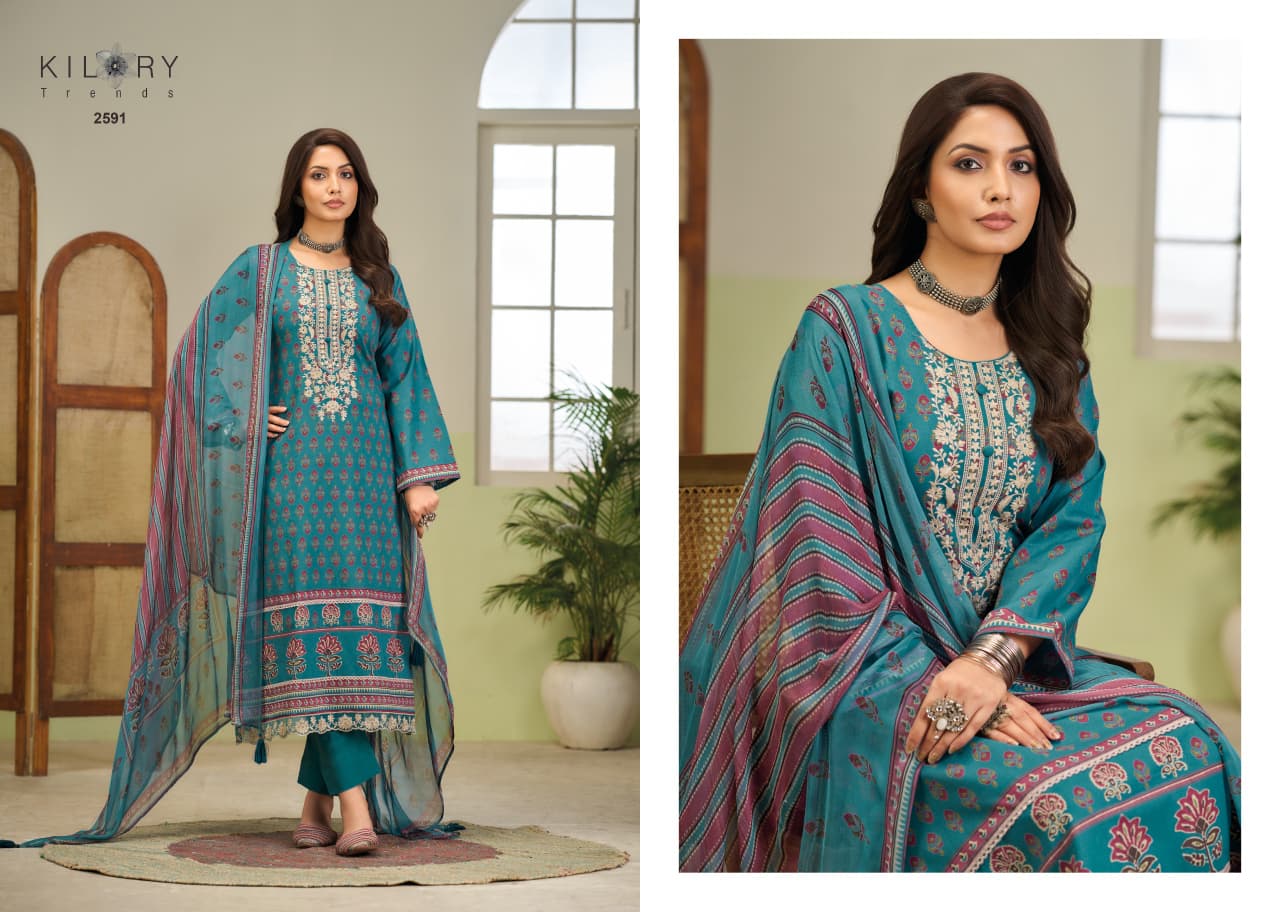 Rangmanch Kilory Lawn Cotton Pant Style Suits Wholesale Rate