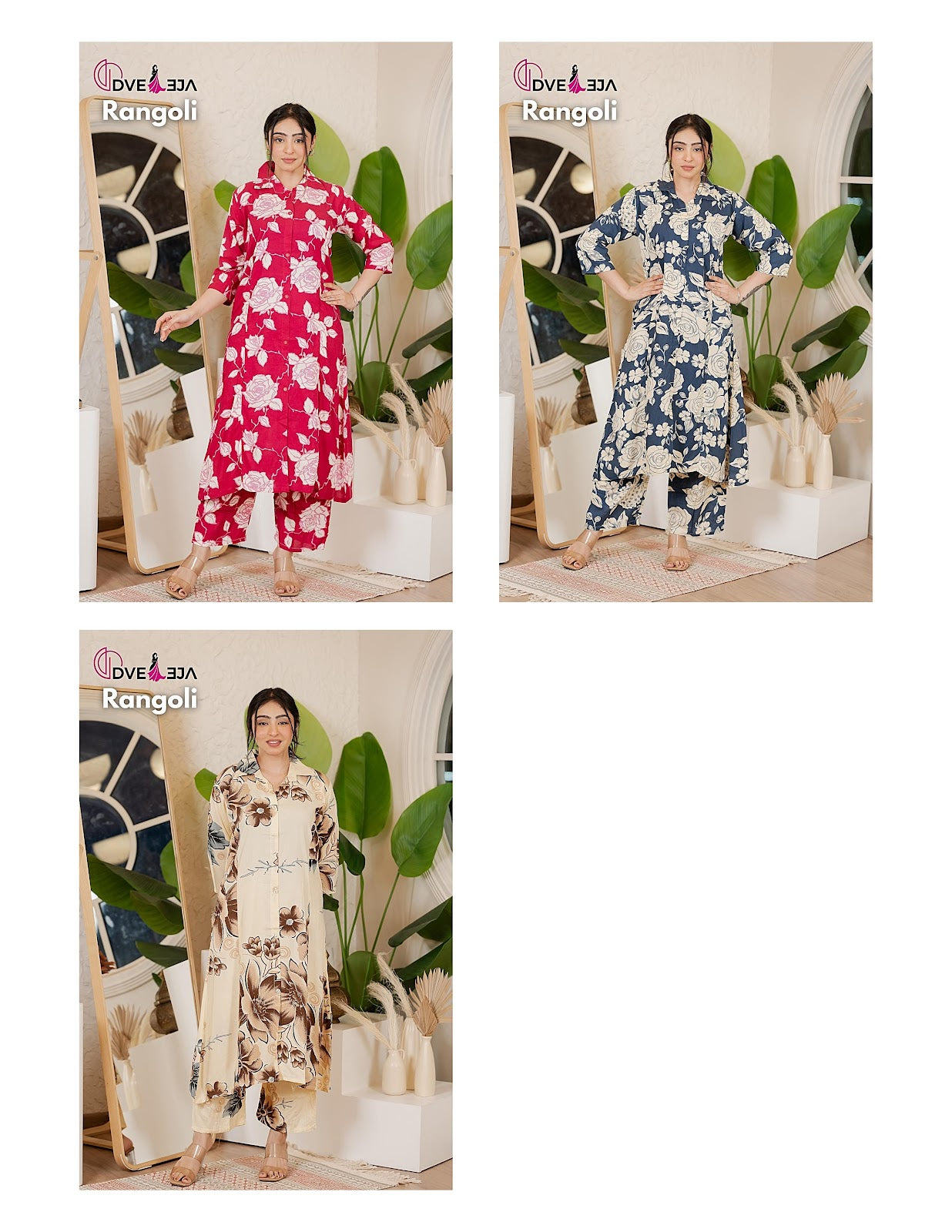 Rangoli Series 0207 Dveeja Fashion Reyon Co Ord Set Manufacturer