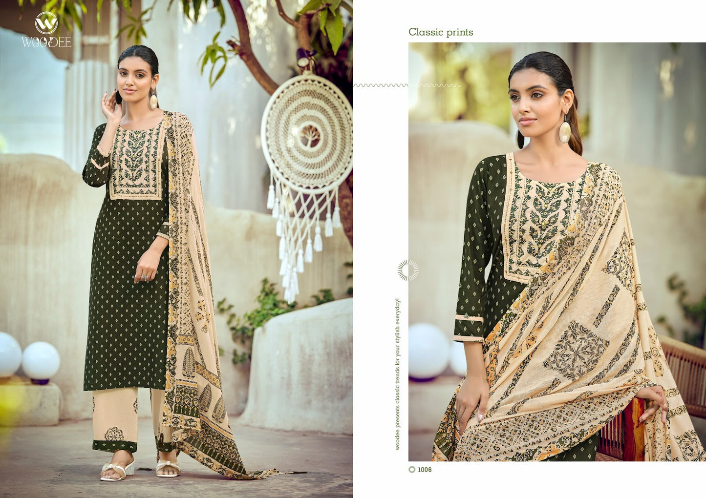 Rangoli Wooglee Rayon Readymade Pant Style Suits Wholesaler India