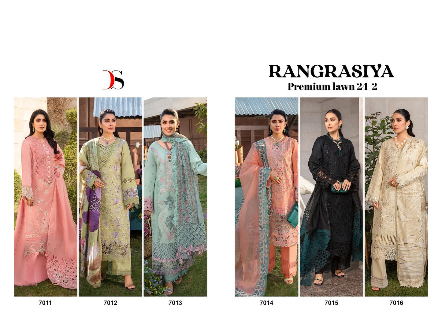 Rangrasiya 24-2 Premium Lawn Deepsy Cotton Pakistani Salwar Suits Wholesaler India