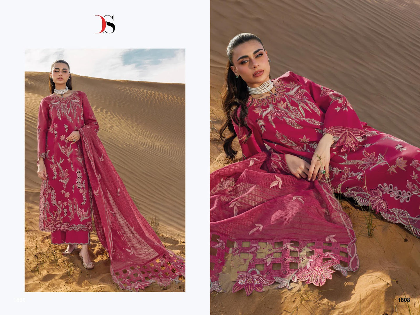 Rangrasiya 5 Deepsy Cotton Pakistani Patch Work Suits Manufacturer Ahmedabad