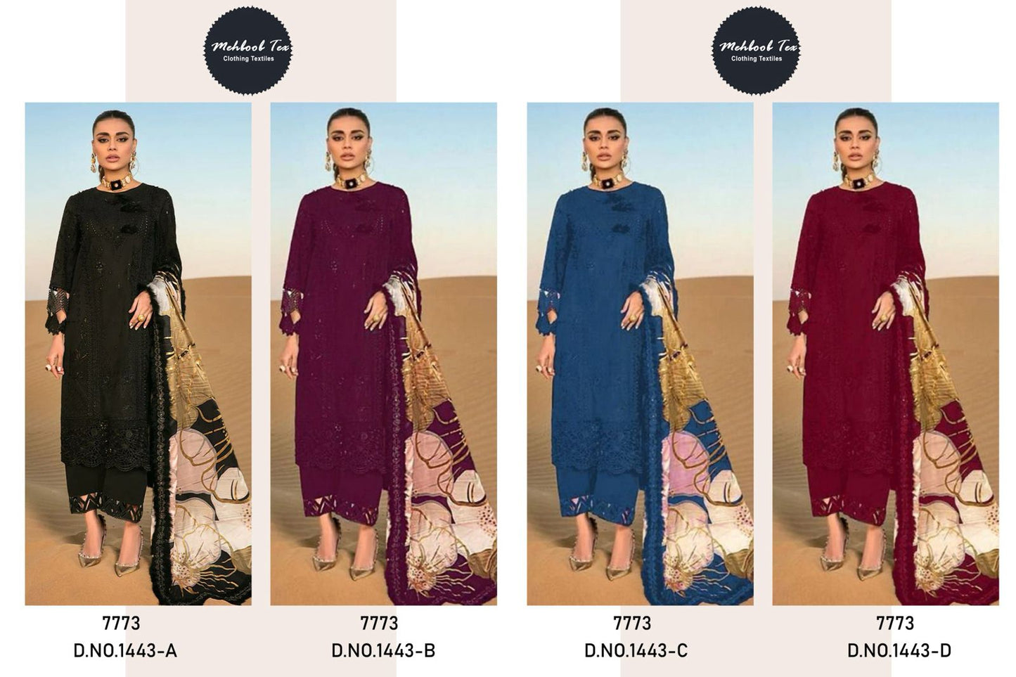 Rangrasiya Vol 1-1443Abcd Mehboob Tex Rayon Cotton Pakistani Salwar Suits Manufacturer India