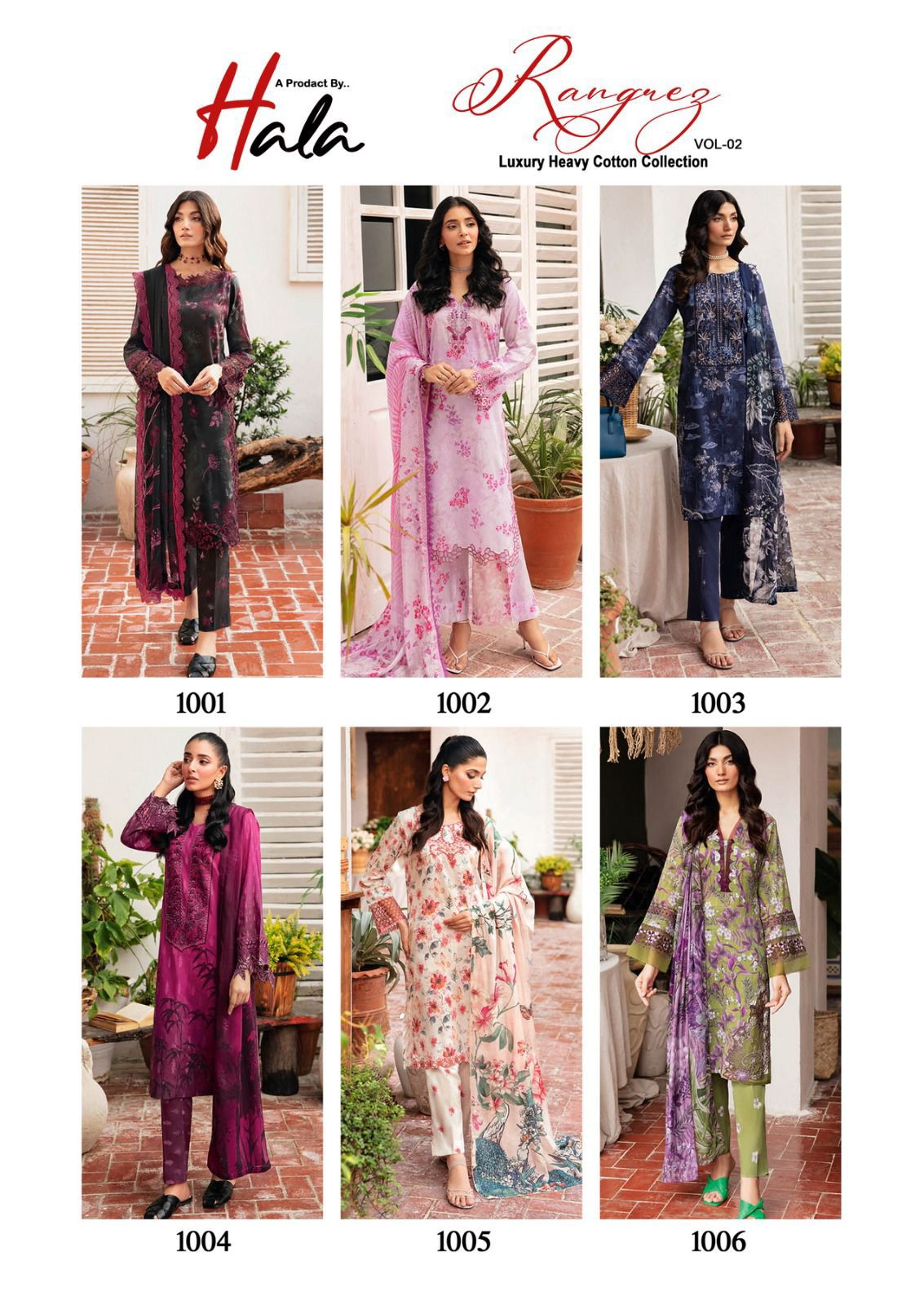 Rangrez Vol 2 Hala Karachi Salwar Suits