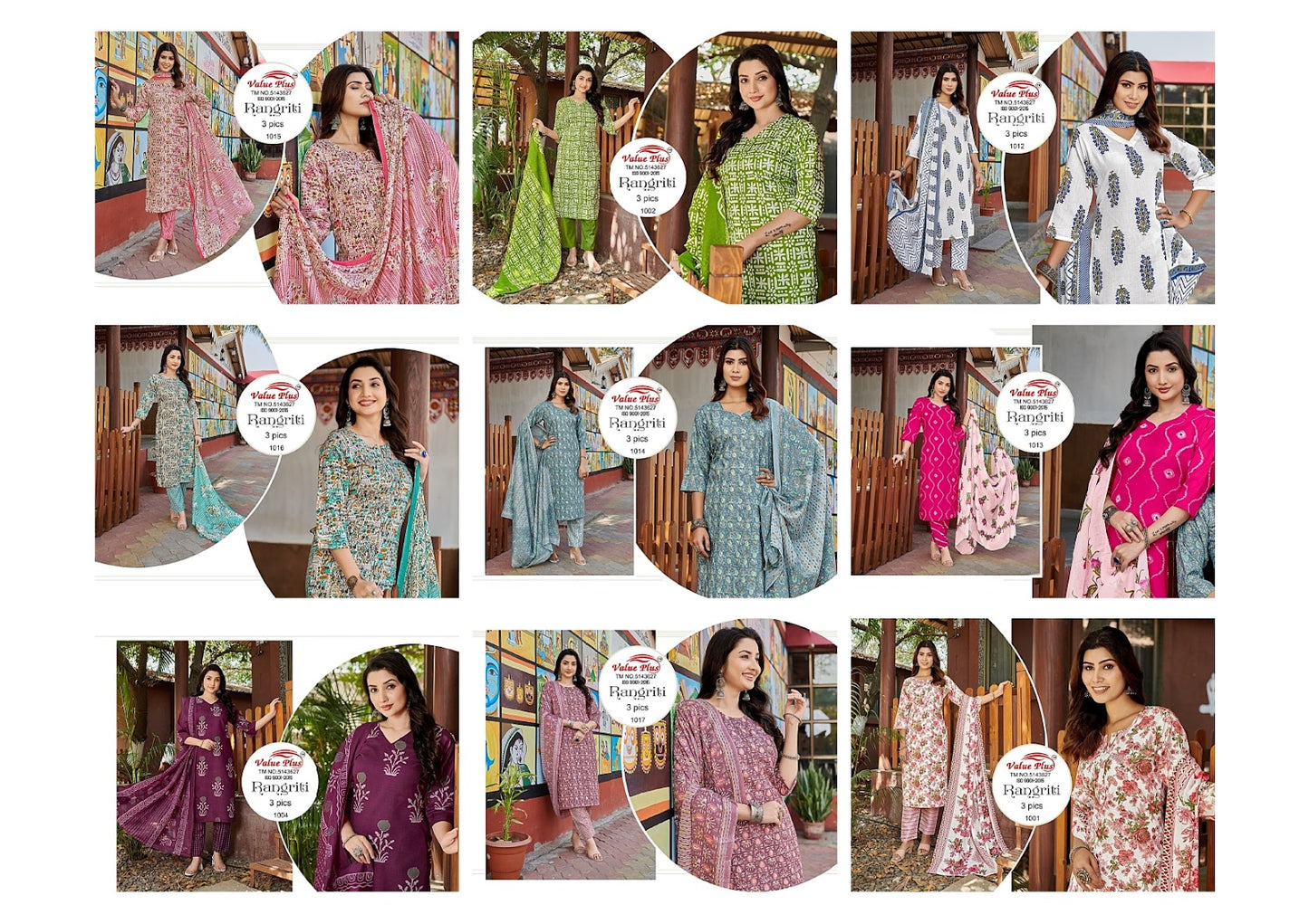 Rangriti Value Plus Reyon Readymade Pant Style Suits Supplier