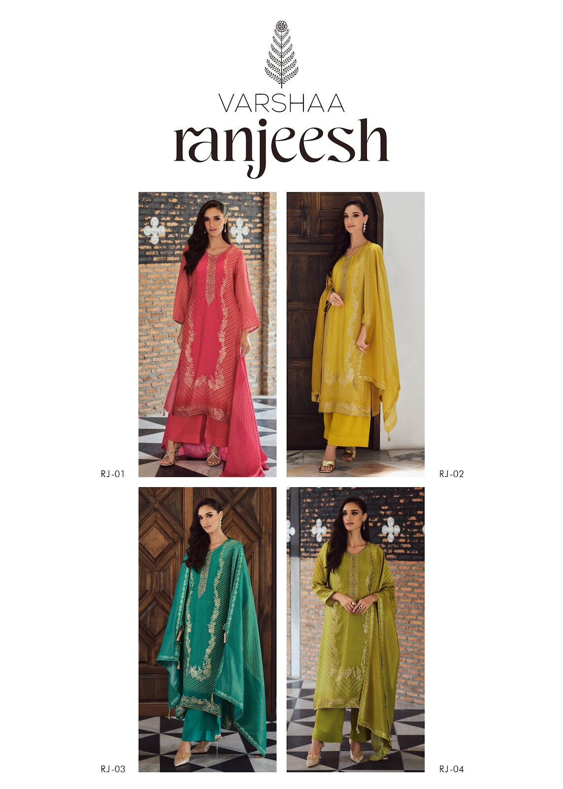 Ranjeesh Varsha Fashions Viscose Pant Style Suits Exporter Gujarat