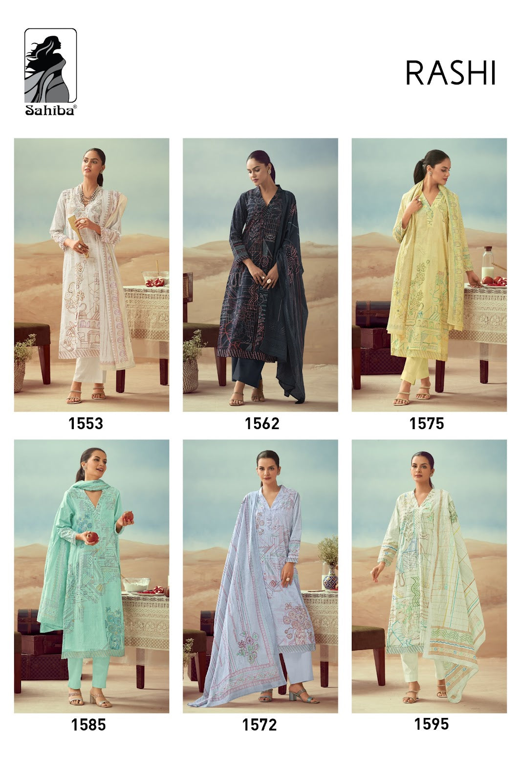 Rashi Sahiba Pure Cotton Pant Style Suits Exporter Ahmedabad