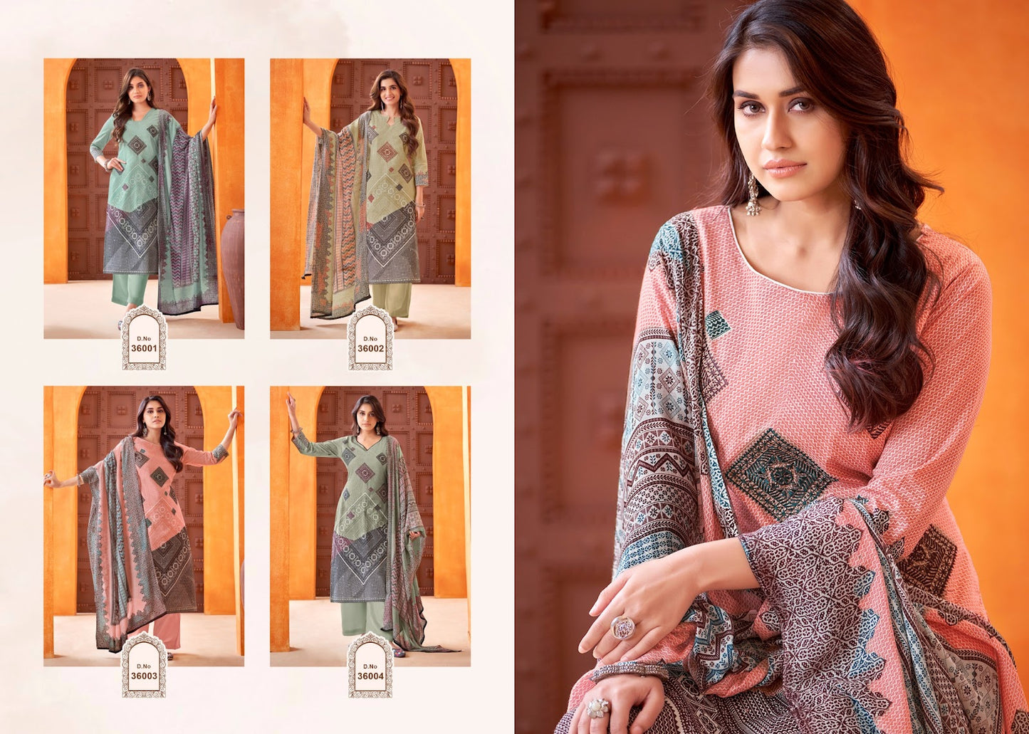 Rashmika Vp Lawn Cotton Plazzo Style Suits