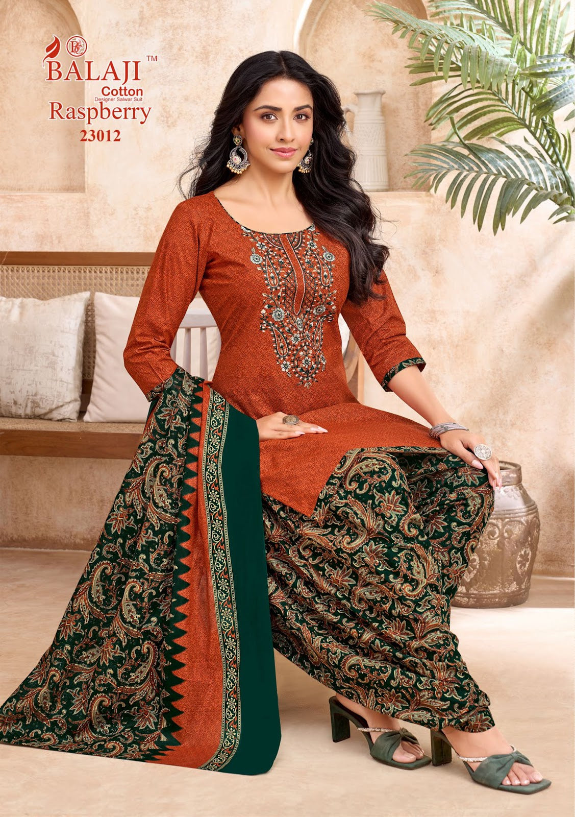 Raspberry Vol 23 Balaji Cotton Dress Material Supplier