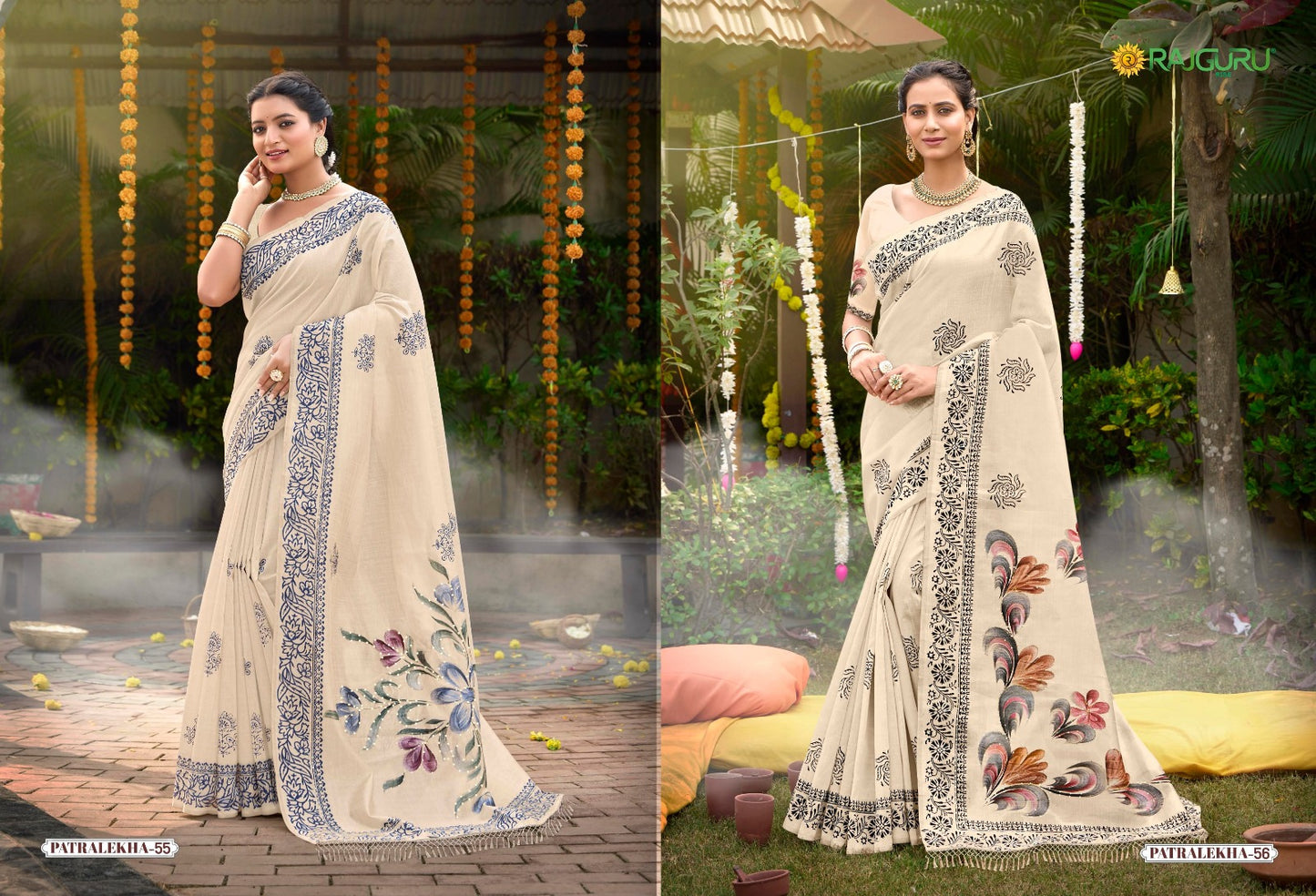 Rathotsav Patralekha Rajguru Tusser Silk Sarees Exporter India