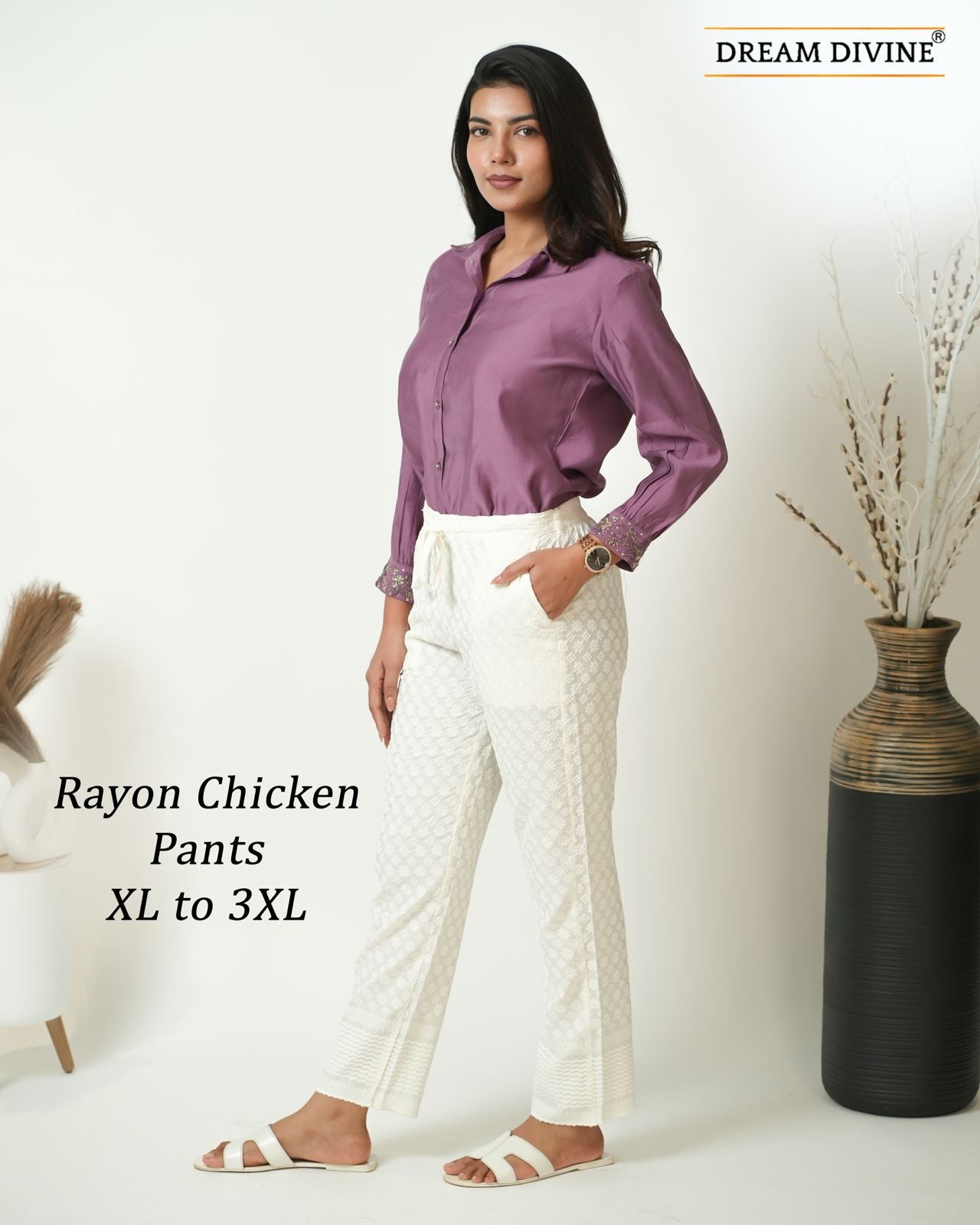 Rayon Chicken Dream Divine Women Pants Supplier India